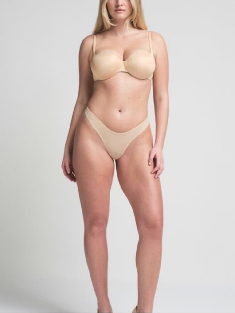 NEW SKIMS Ultimate‎ Push-Up Balconette Bra in Sand 36A NWT